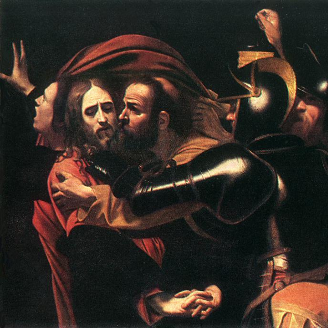 obraz Caravaggio Pojmanie Chrystusa