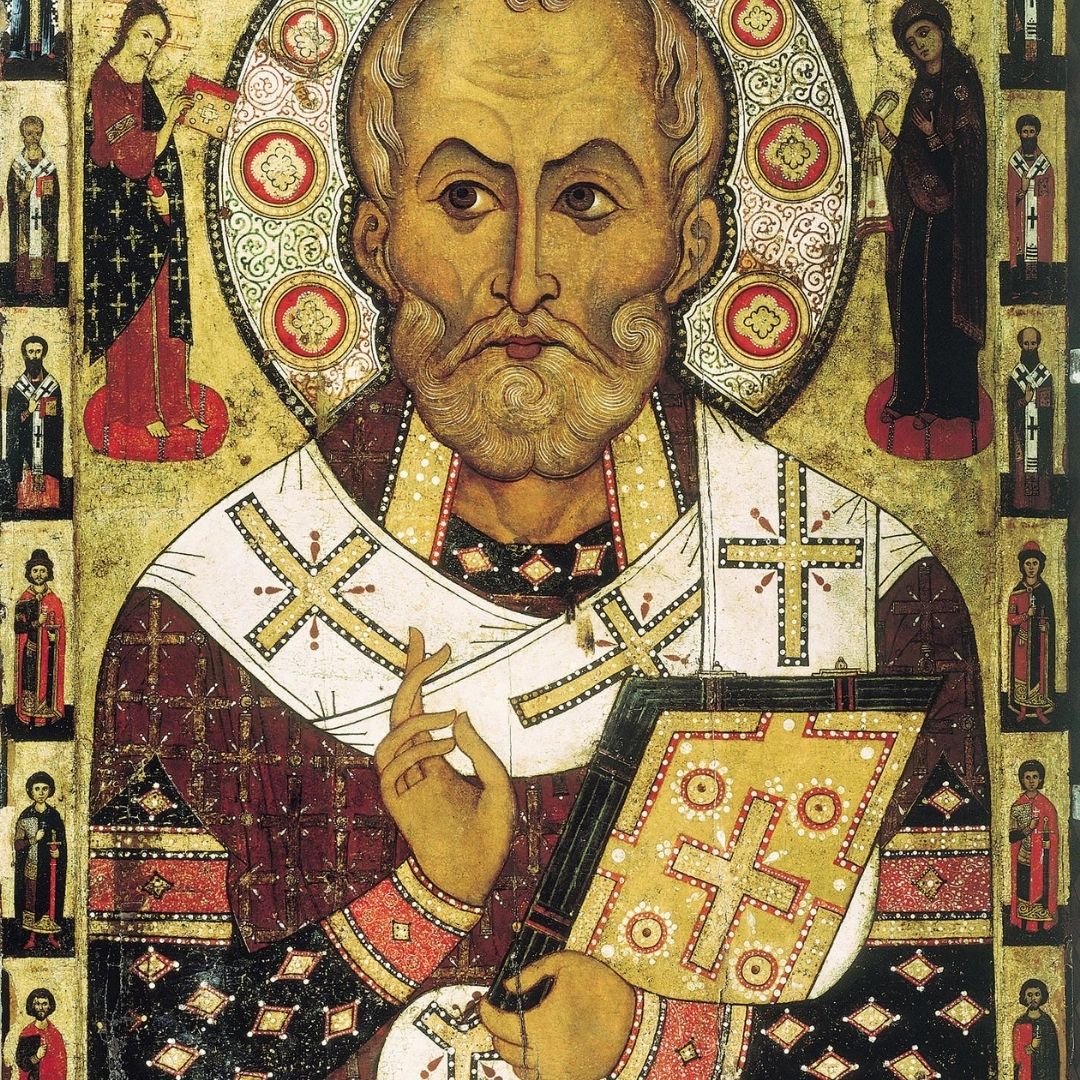 Święty Mikołaj ikona Aleksa Pietrowa z 1294 roku