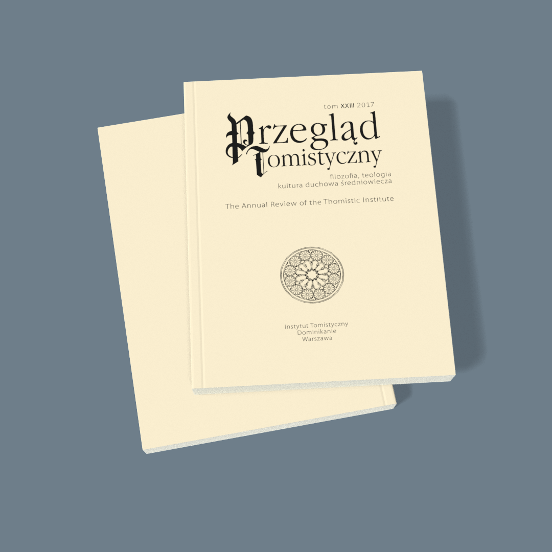 Przegląd Tomistyczny, tom XXIII 2017