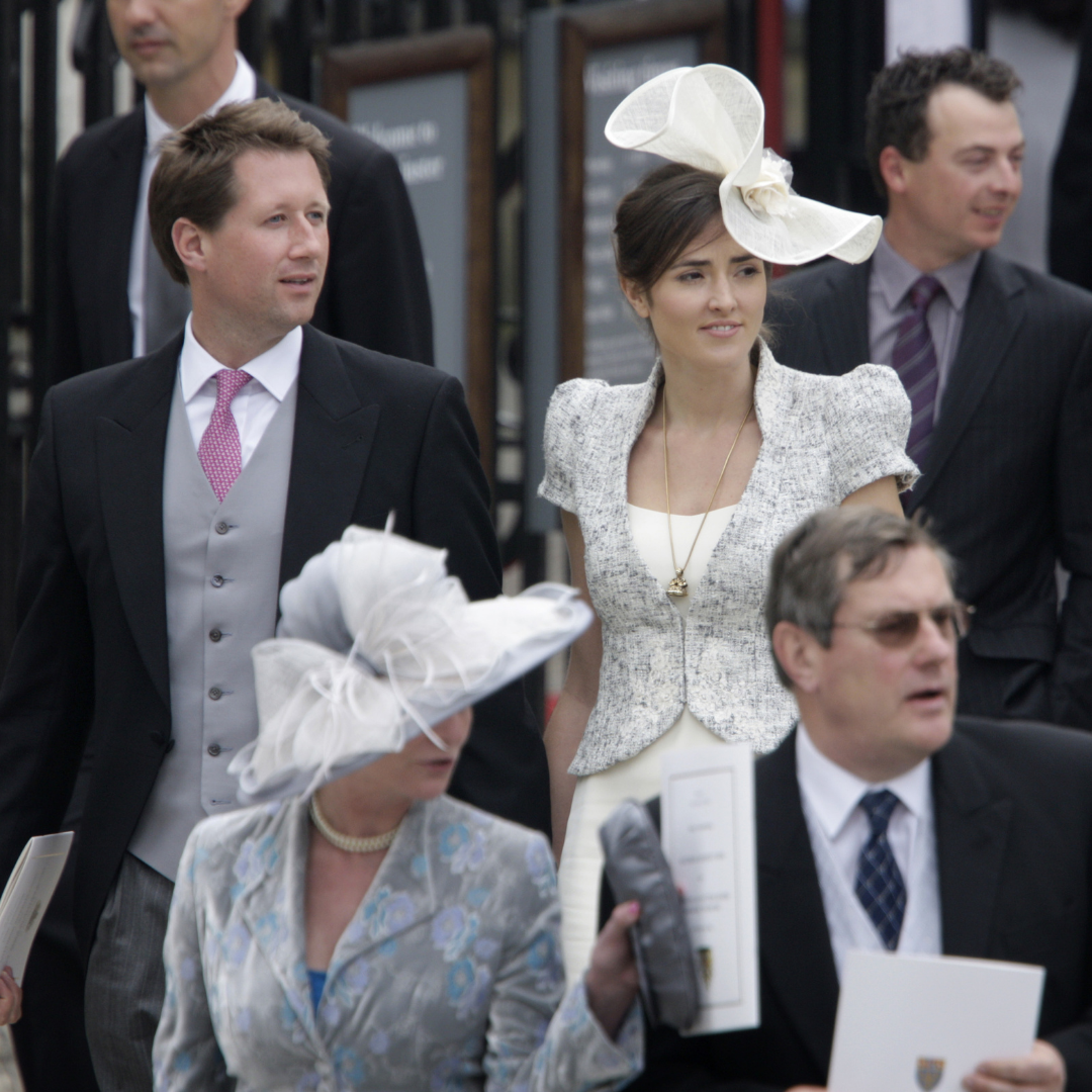 goście po ślubie brytyjskiego ksiącia Williama i jego narzeczonej Kate Middleton opuszczają Opactwo Westminsterskie w Londynie