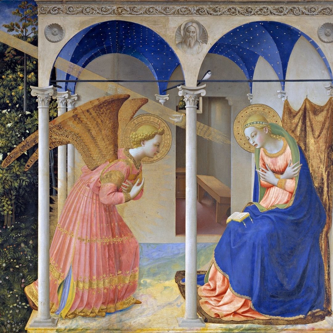 La Anunciación Zwiastowanie obraz Fra Angelico