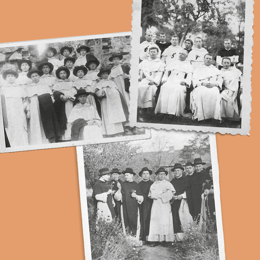 archiwalne zdjęcia braci dominikanów