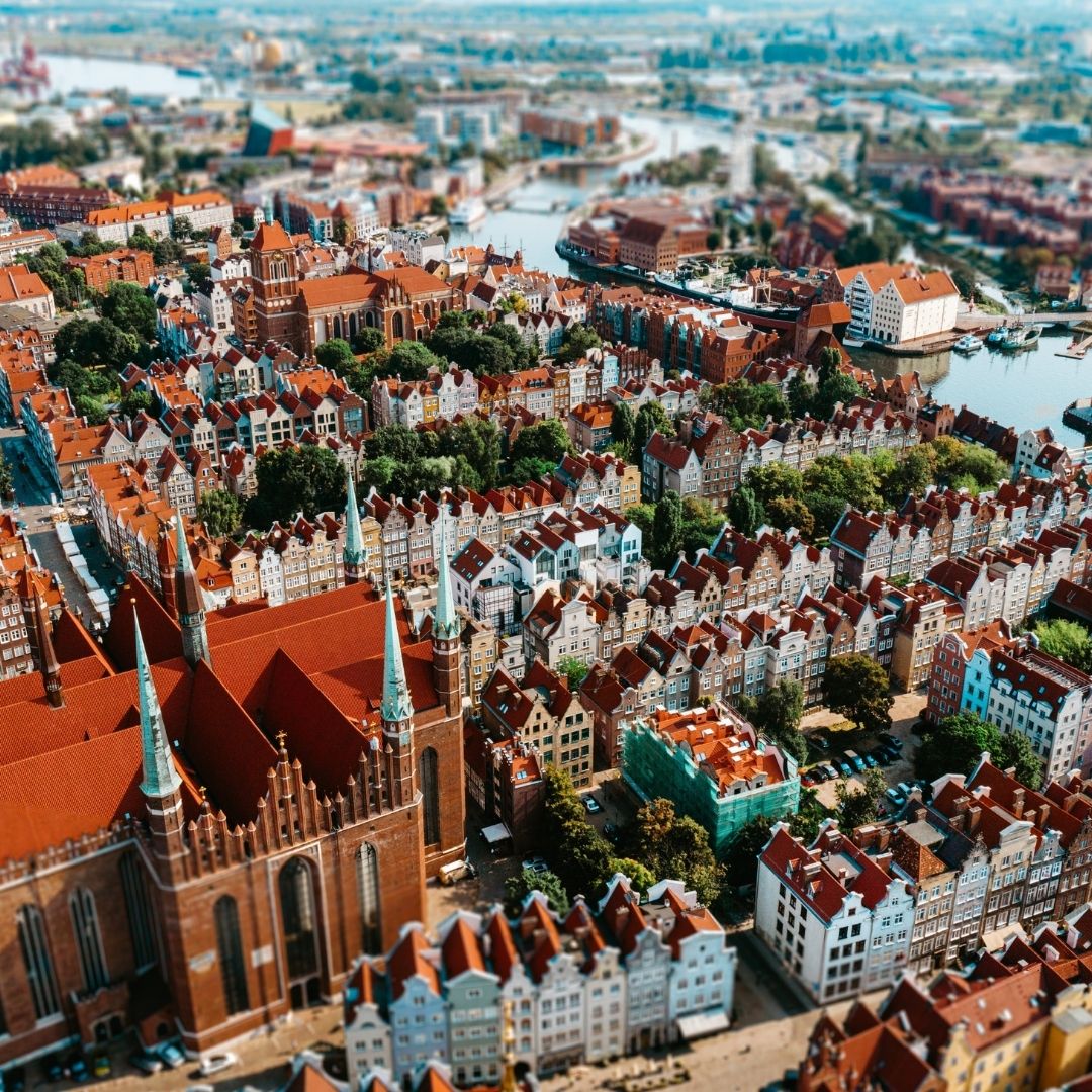 widok na Gdańsk