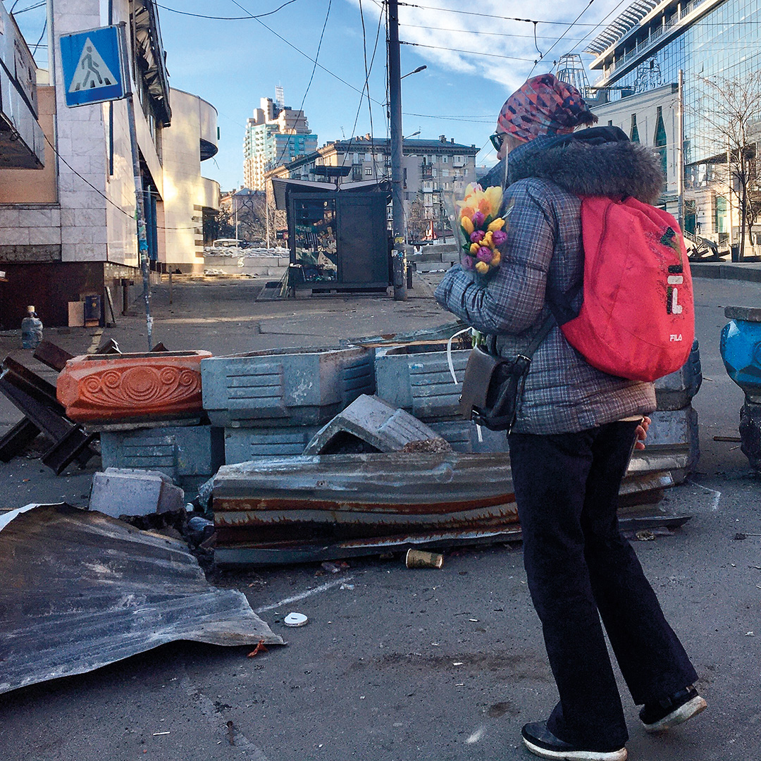 zniszczenia w Kijowie
