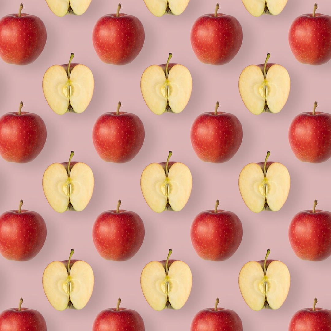 Deseń z jabłek