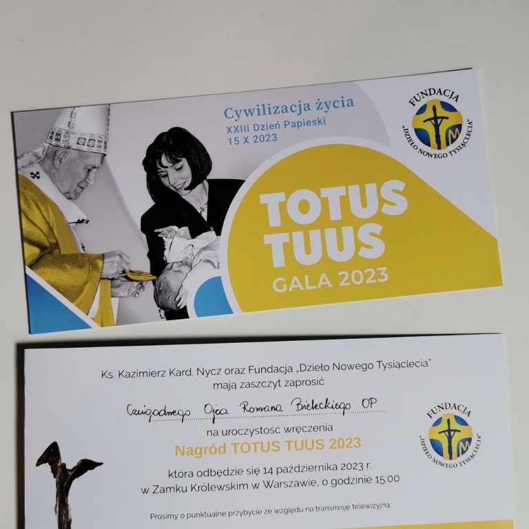 Nominacja do nagrody Totus Medialny dla miesięcznika „W drodze”!