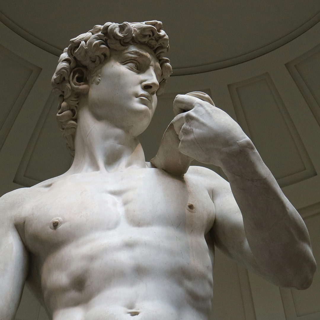 Posąg Dawida dłuta Michelangelo