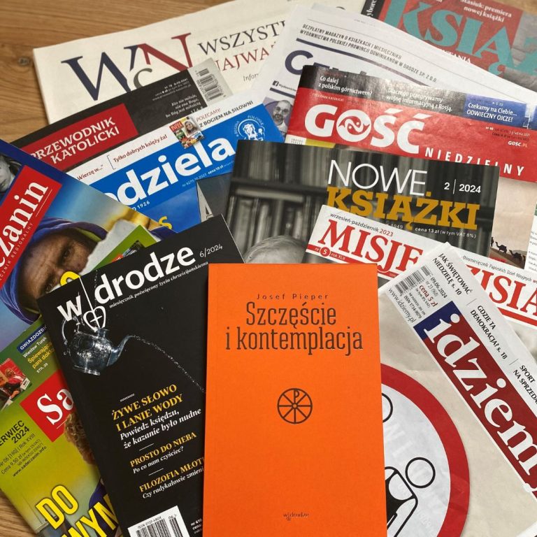 „Szczęście i kontemplacja” w mediach