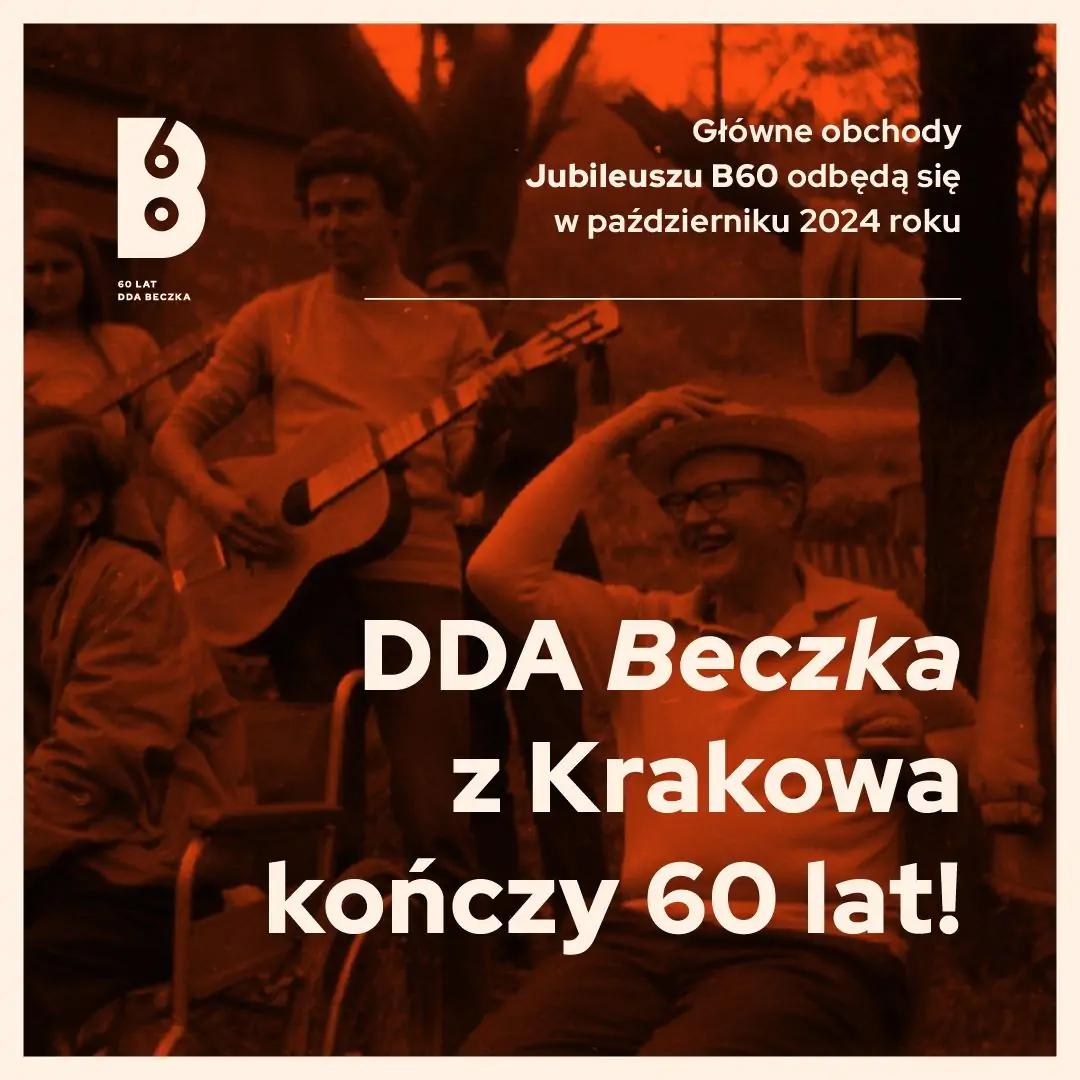 DDA Beczka z Krakowa kończy 60 lat plakat jubieluszu