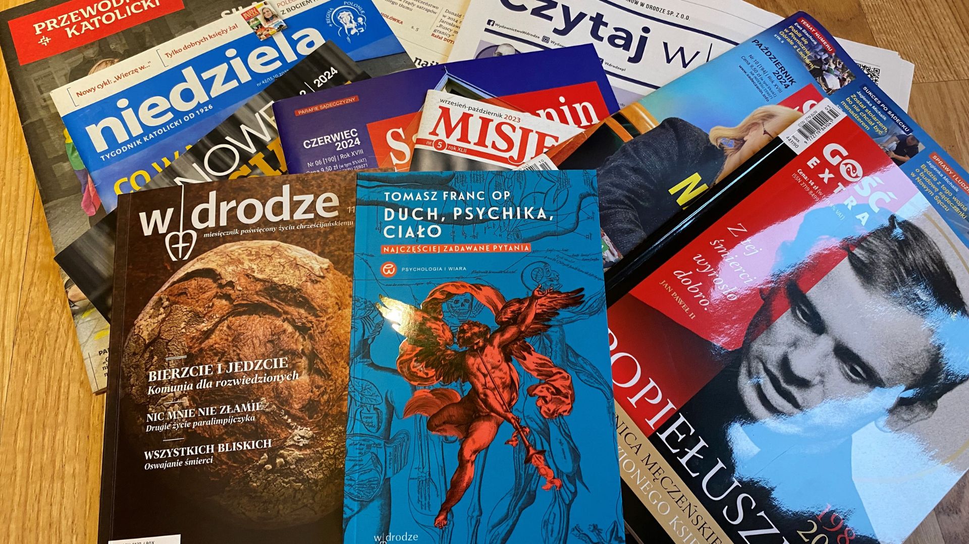 „Duch, psychika, ciało” w mediach