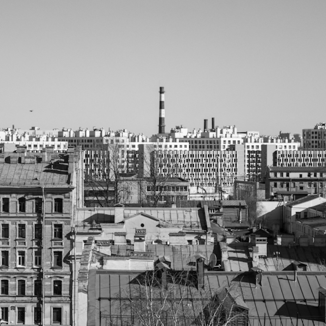 Widok na industralne miasto