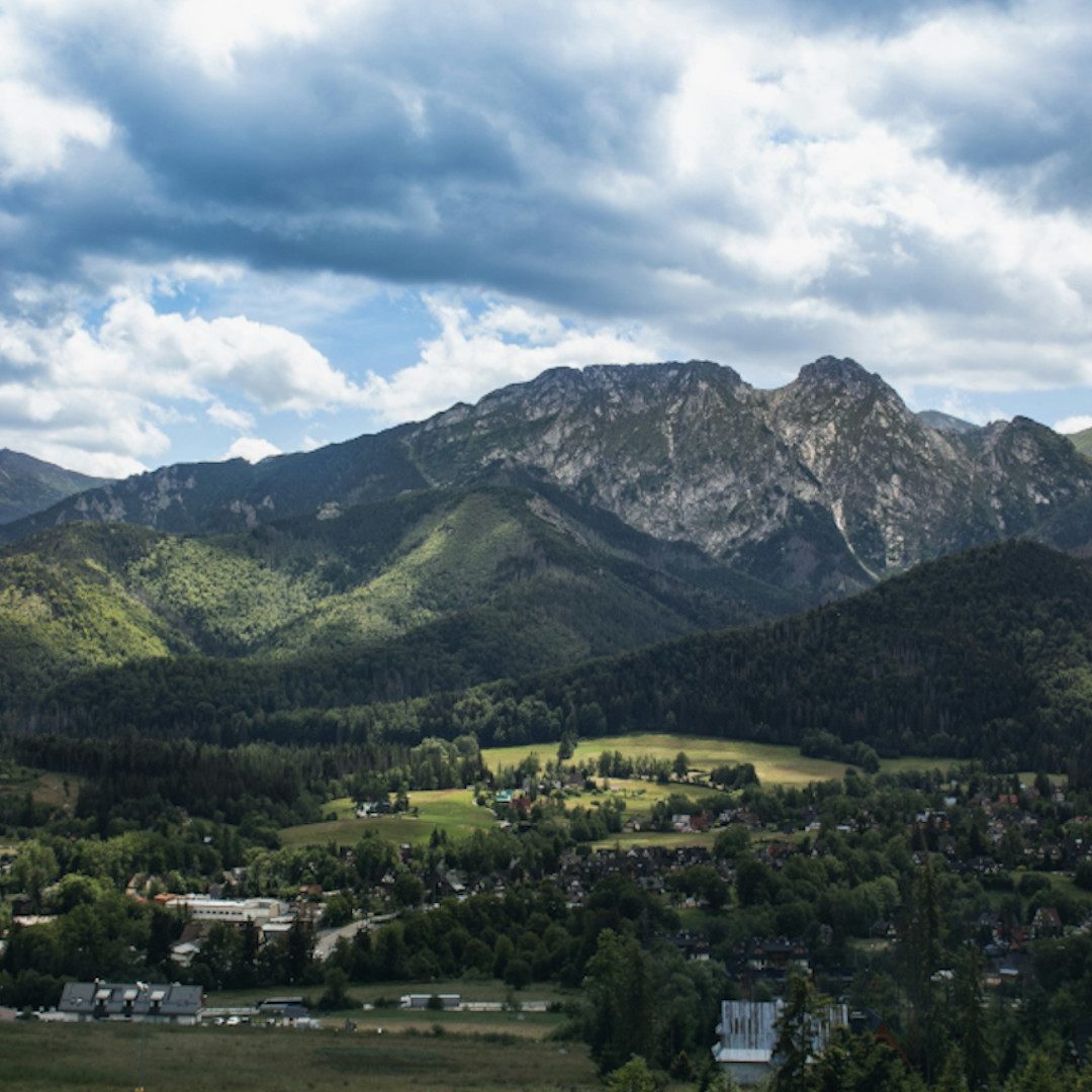 Widok na Giewont