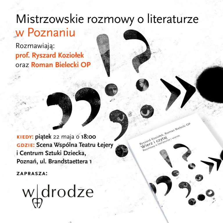 Mistrzowskie rozmowy o literaturze w Poznaniu