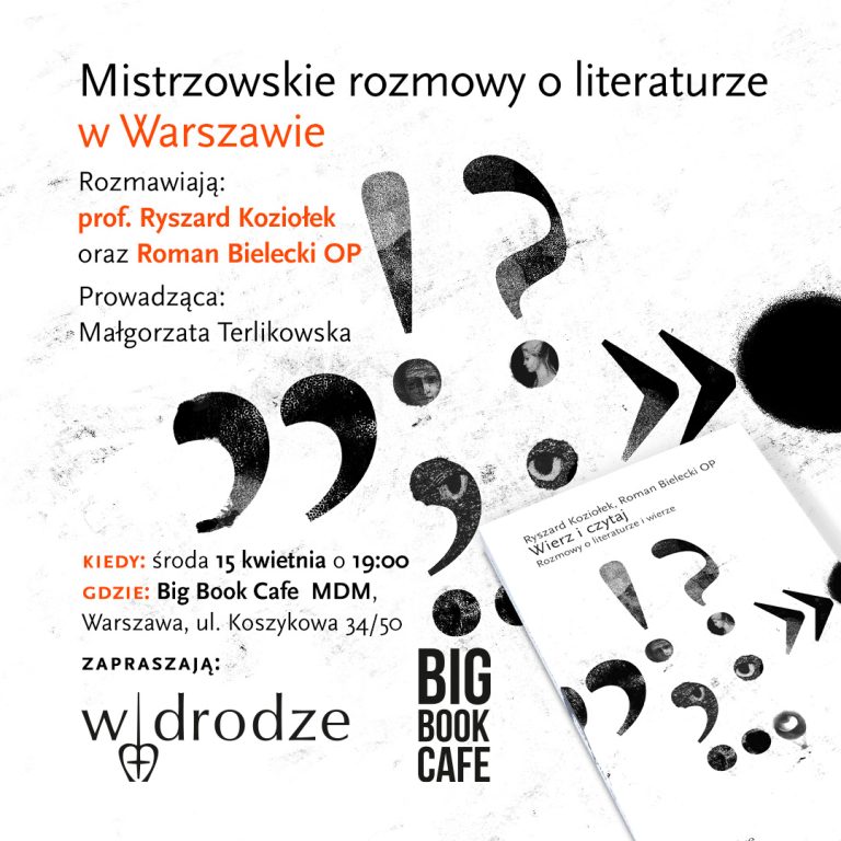 Mistrzowskie rozmowy o literaturze w Warszawie